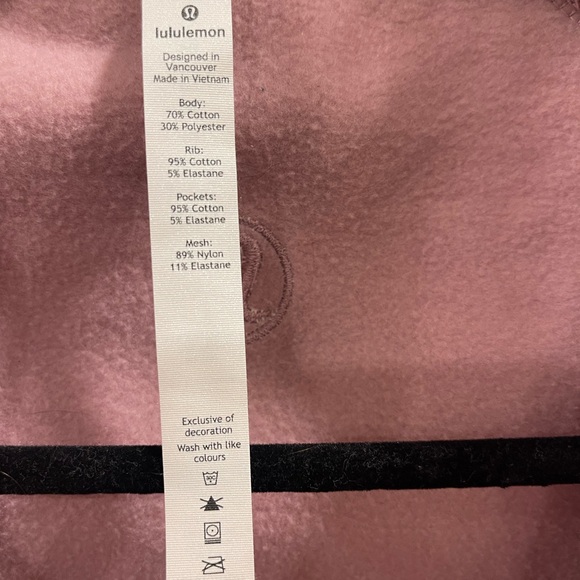 Lululemon women’s Dusty Pink Radiant Jacket in size US 2 - Picture 5 of 7
